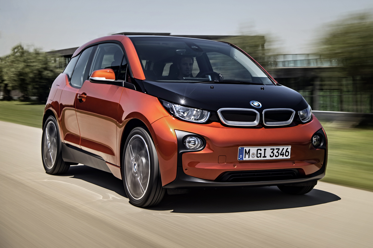 BMW i3 orange front
