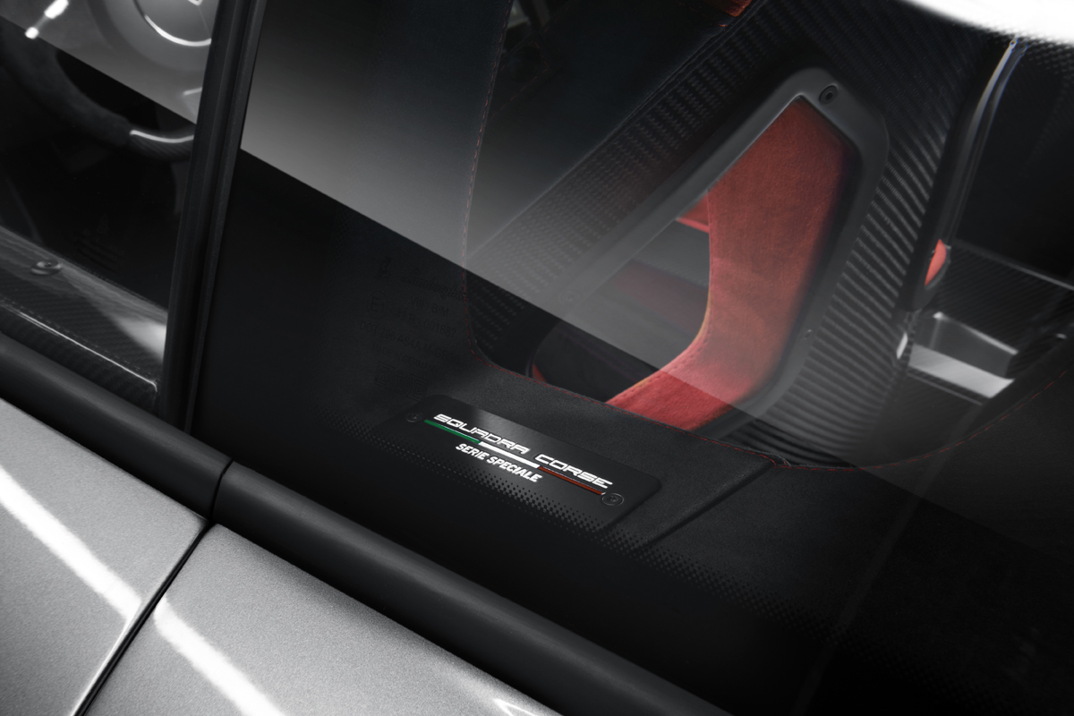 Lamborghini Gallardo LP 570-4 Squadra Corse window plaque