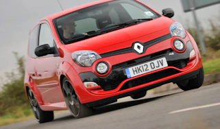 Renault Twingo RS 133 Cup red cornering