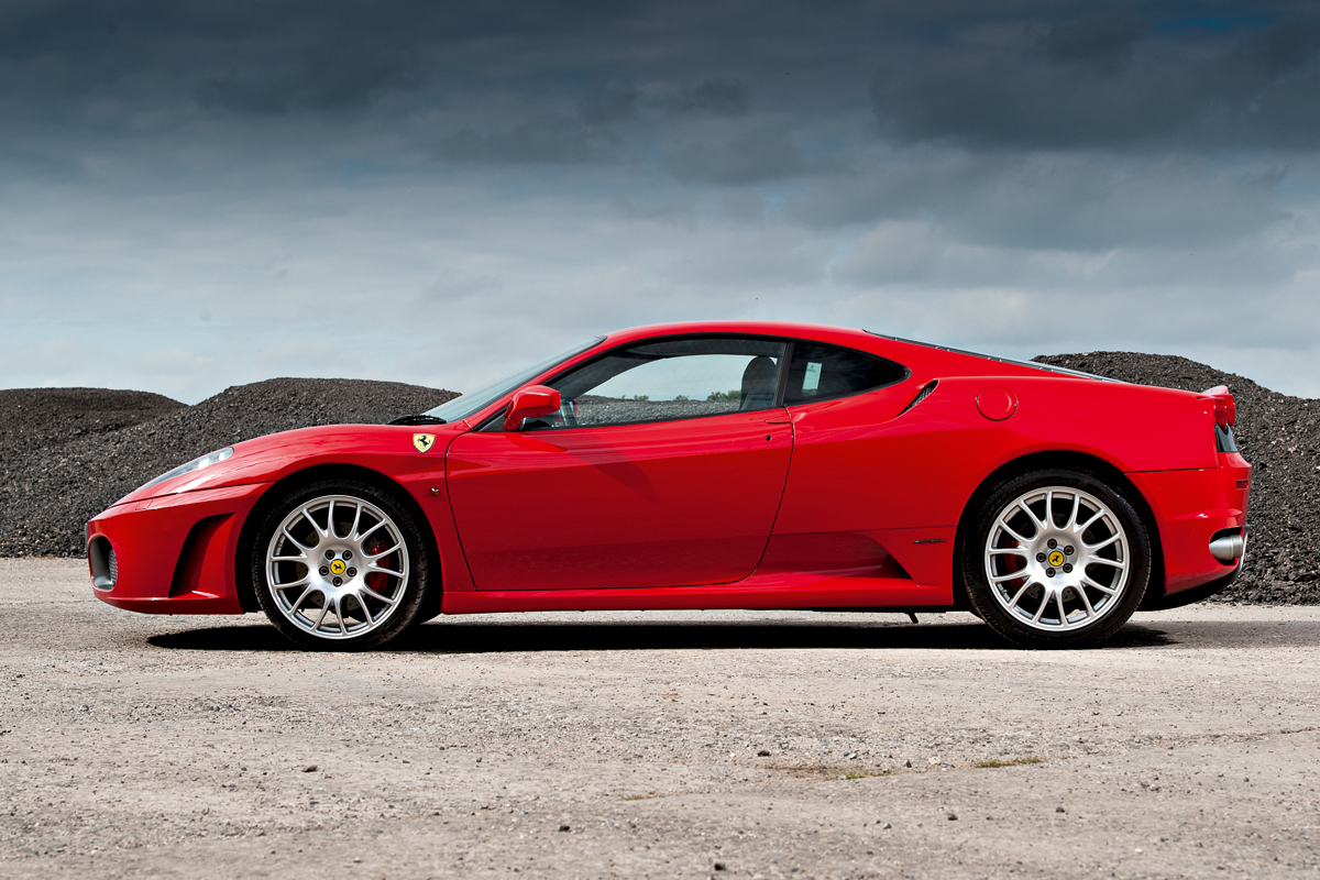 Ferrari F430 side profile, Rosso Corsa