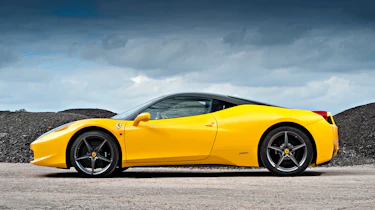 Ferrari 458 Italia side profile