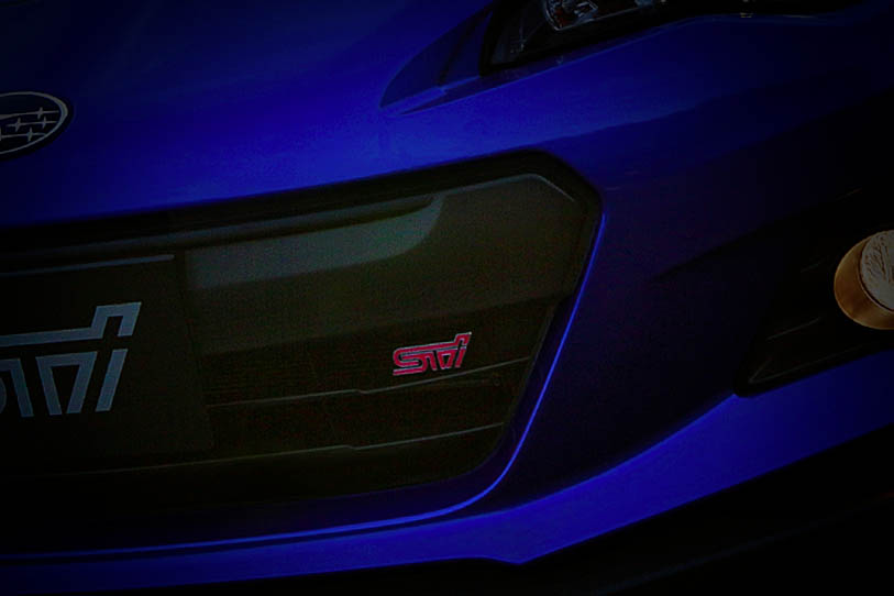 Subaru BRZ STI badge grille