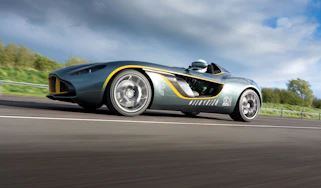 Aston Martin CC100 driving
