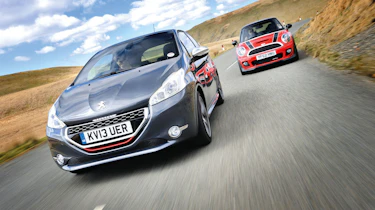 Mini Cooper S JCW and Peugeot 208 GTI