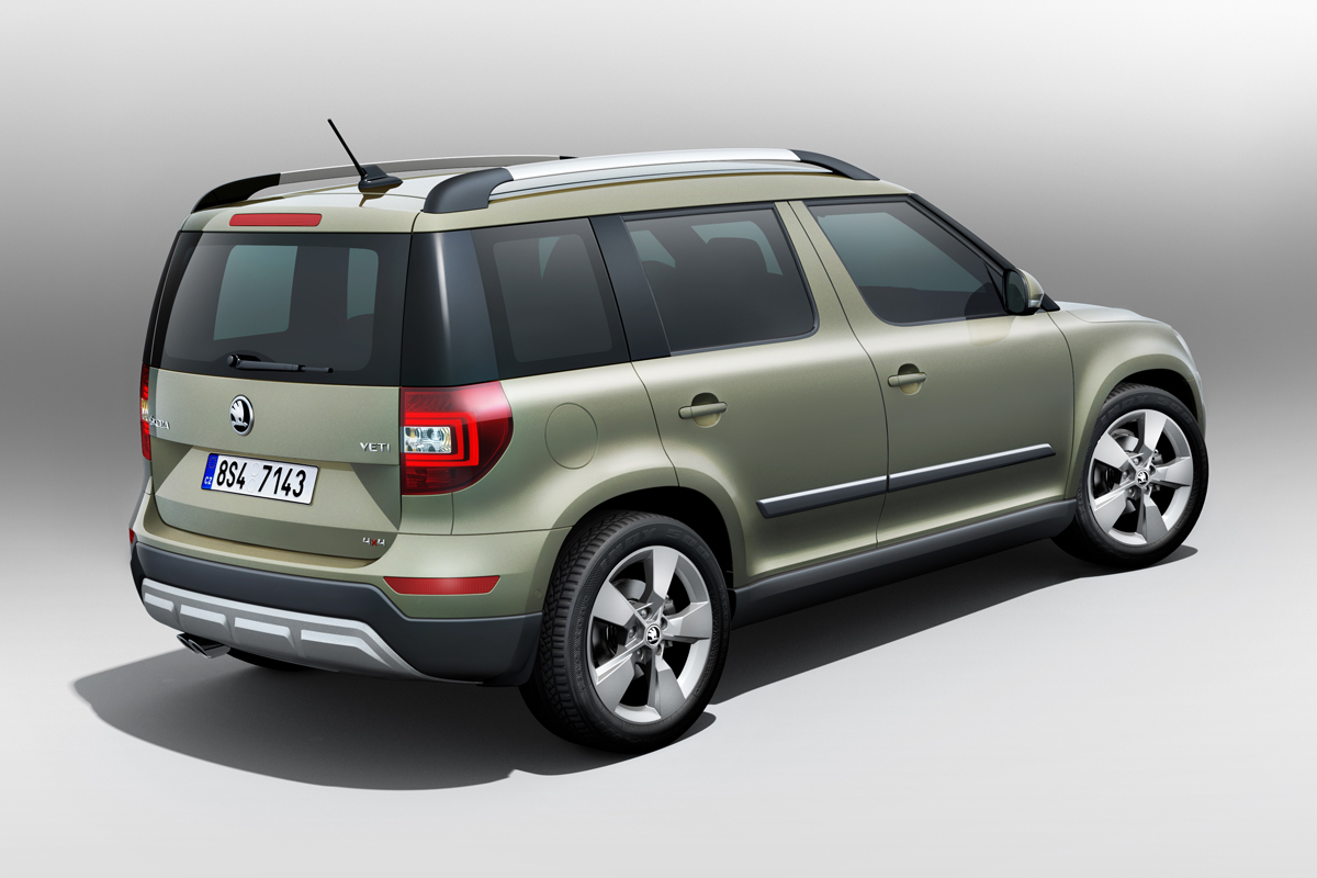 2013 Skoda Yeti 4x4 rear