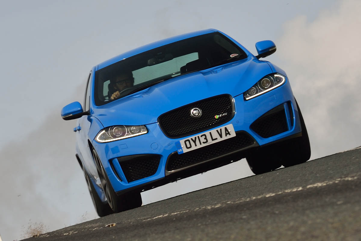 Jaguar XFR-S blue