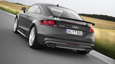 Audi TTS Competition grey rear spoiler