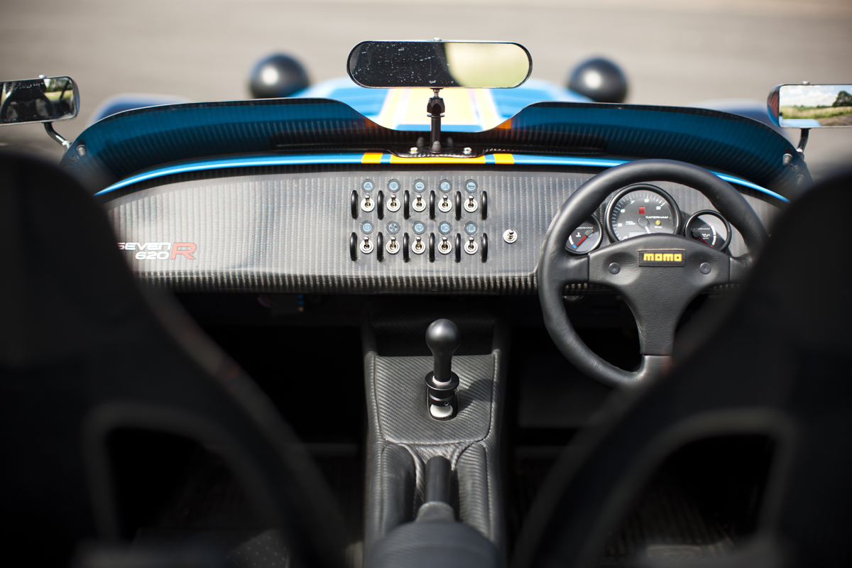 Caterham 620R interior dashboard