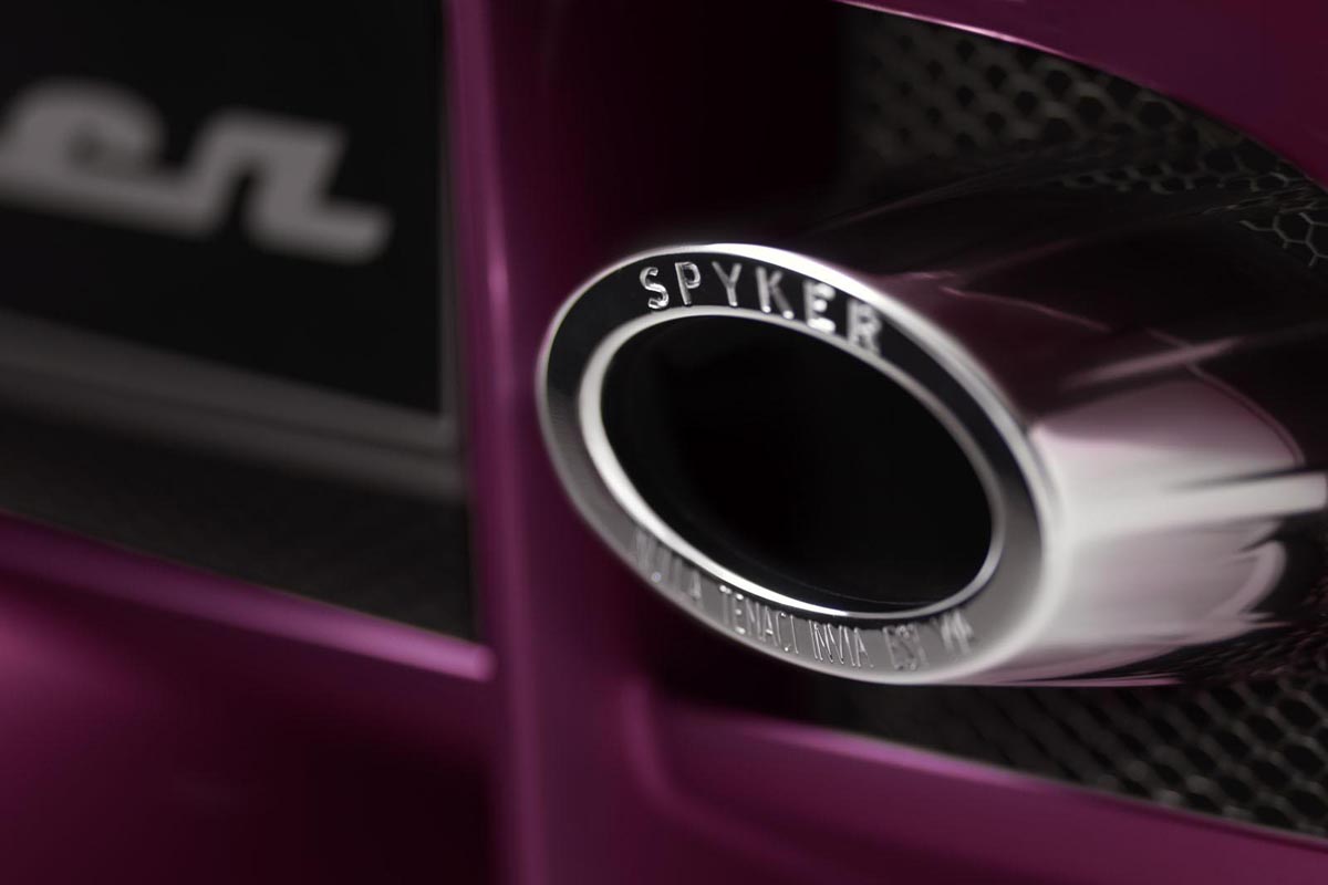 Spyker B6 Venator Spyder exhaust