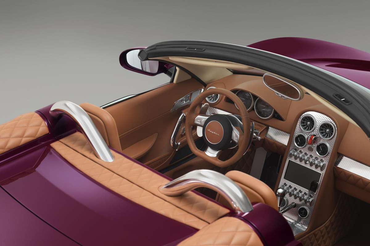 Spyker B6 Venator Spyder interior