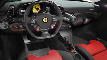 Ferrari 458 Speciale interior dashboard