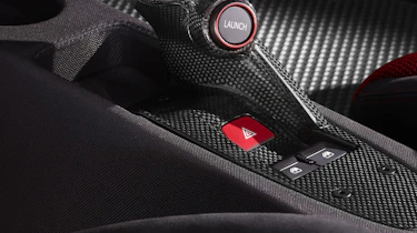Ferrari 458 Speciale carbonfibre gear selector buttons
