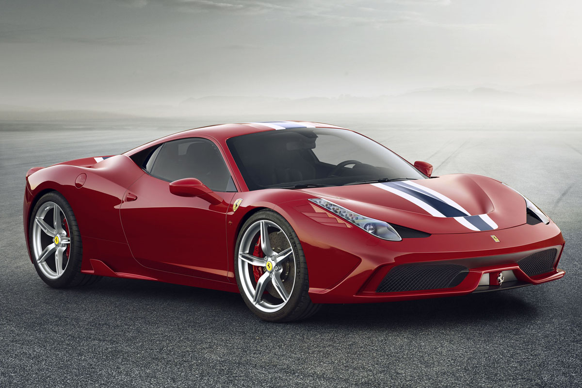 Ferrari 458 Speciale red front
