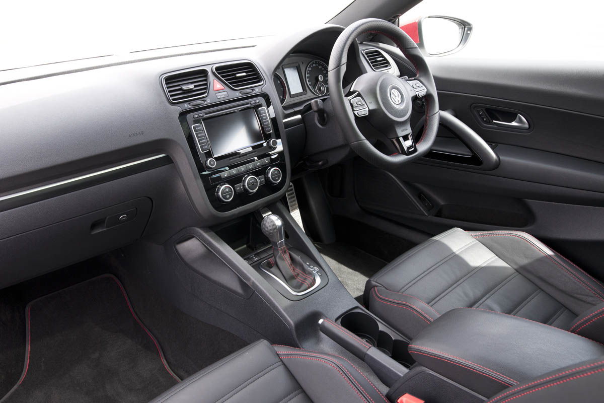 VW Scirocco 2.0 TSI GTS interior dashboard
