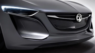 Opel Monza concept car grille front headlights