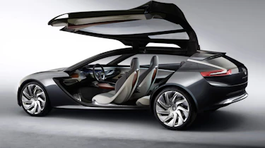 Opel Monza concept car huge gullwing door