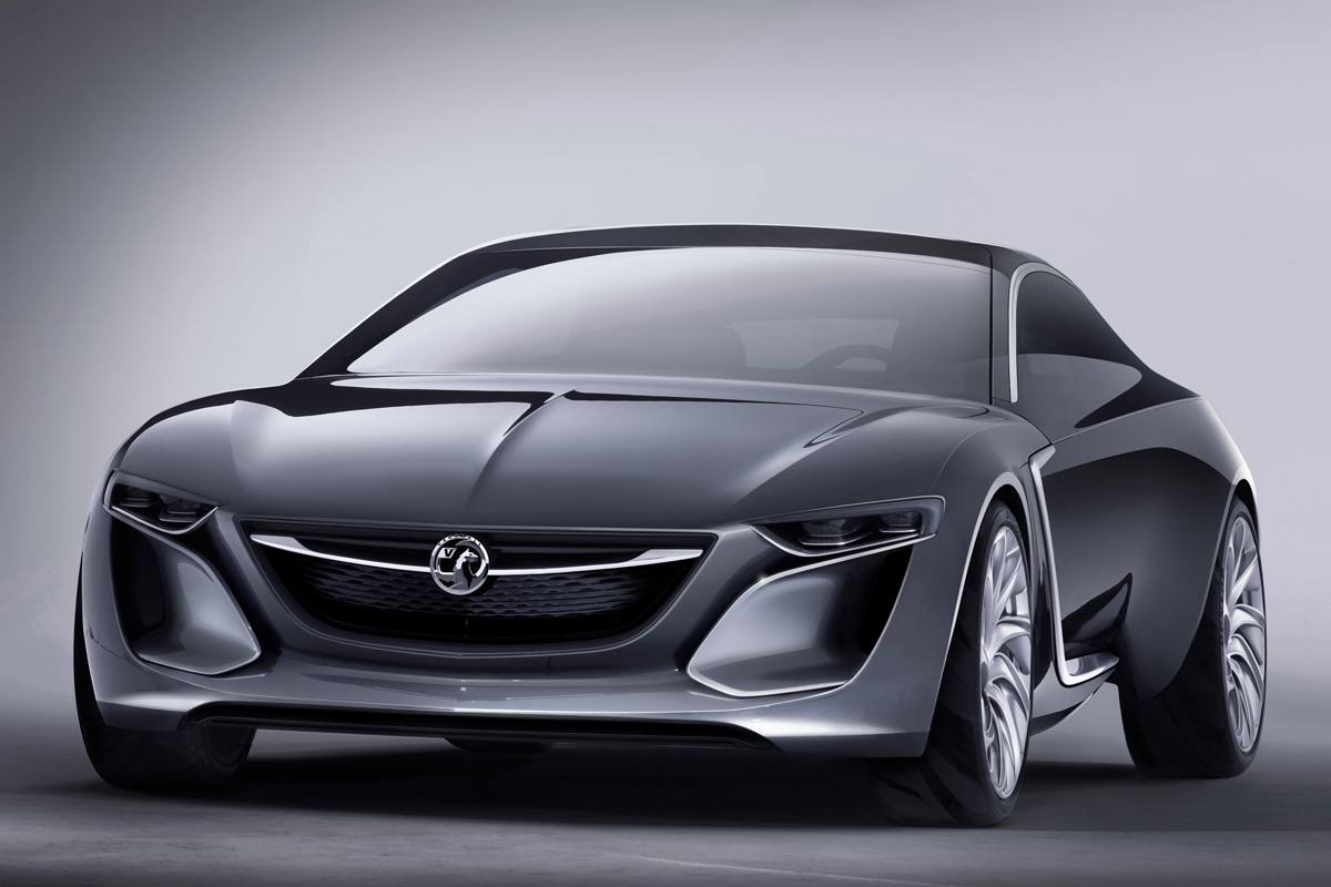 Opel Monza concept car front view