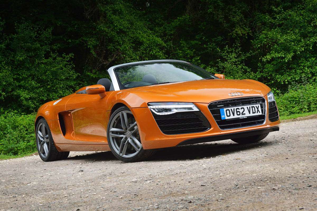 Best convertible cars: Audi R8 Spyder V8