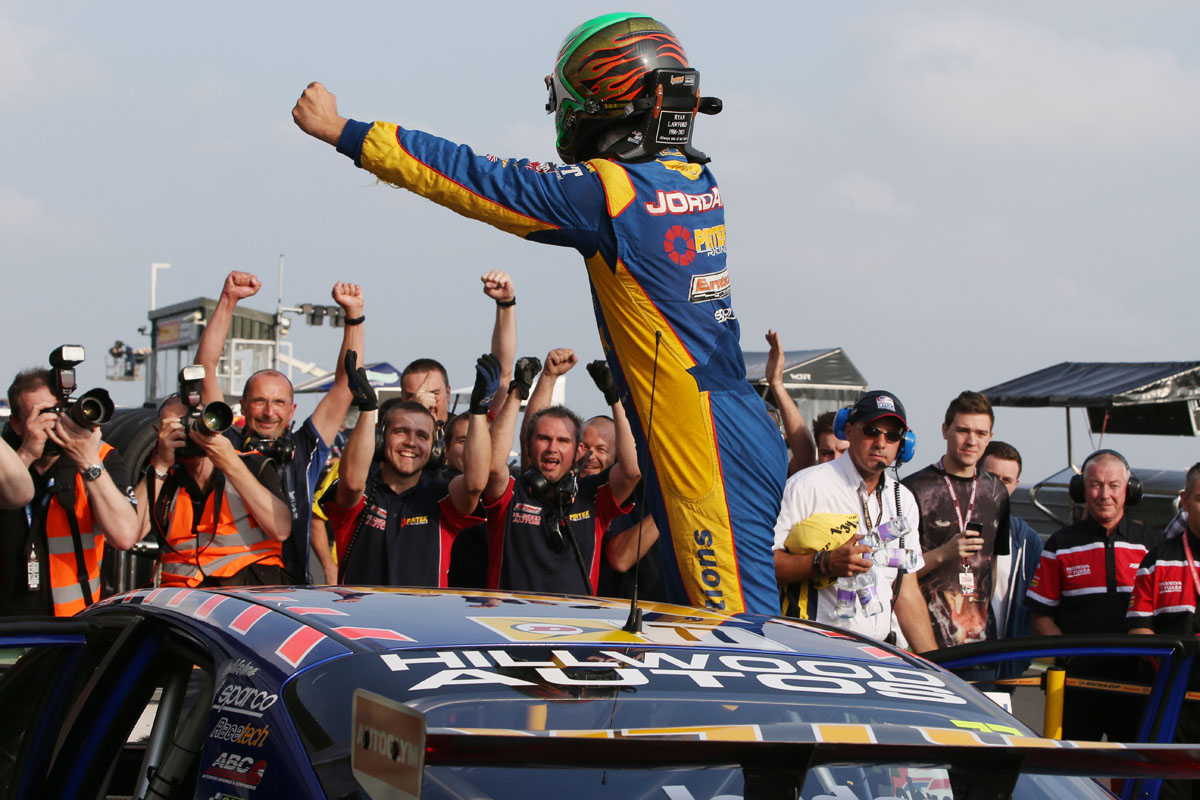 British Touring Cars Knockhill Jordan wins