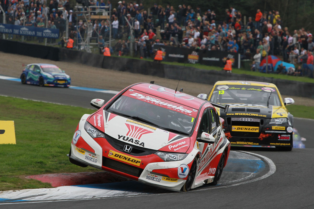 British Touring Cars Knockhill Shedden Honda Civic