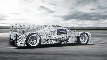 Porsche LMP1 Le Mans car rear