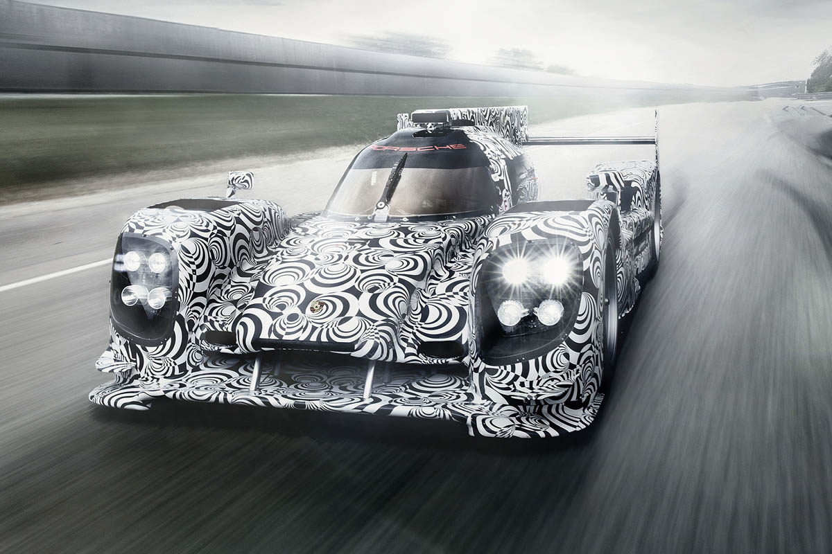 Porsche LMP1 Le Mans car disguise