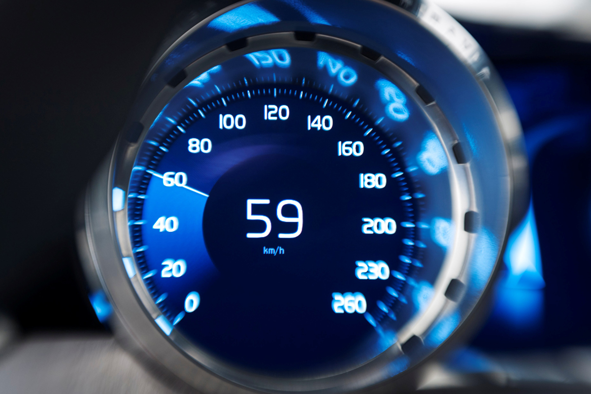 Volvo Coupe Concept speedometer