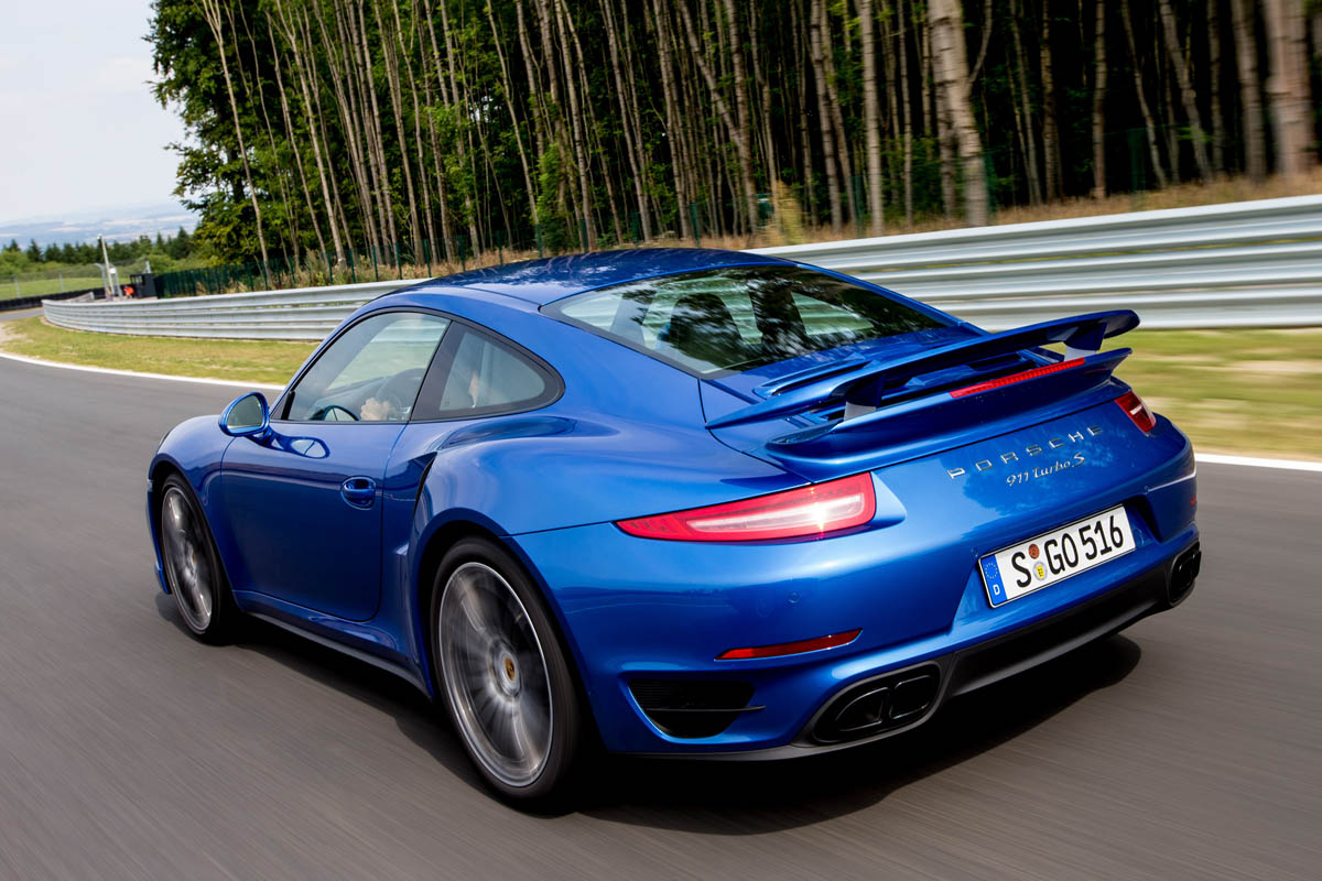 Porsche 911 Turbo S rear view