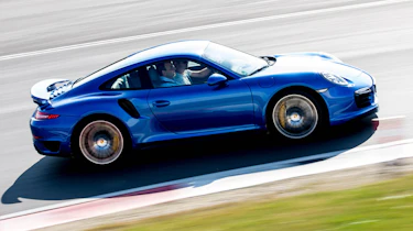 Porsche 911 Turbo S side profile