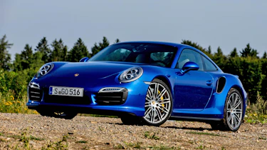 Porsche 911 Turbo S blue