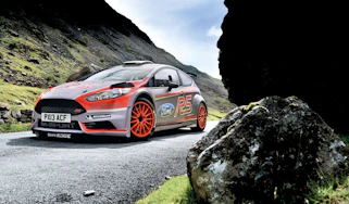 Ford Fiesta R5 rally car