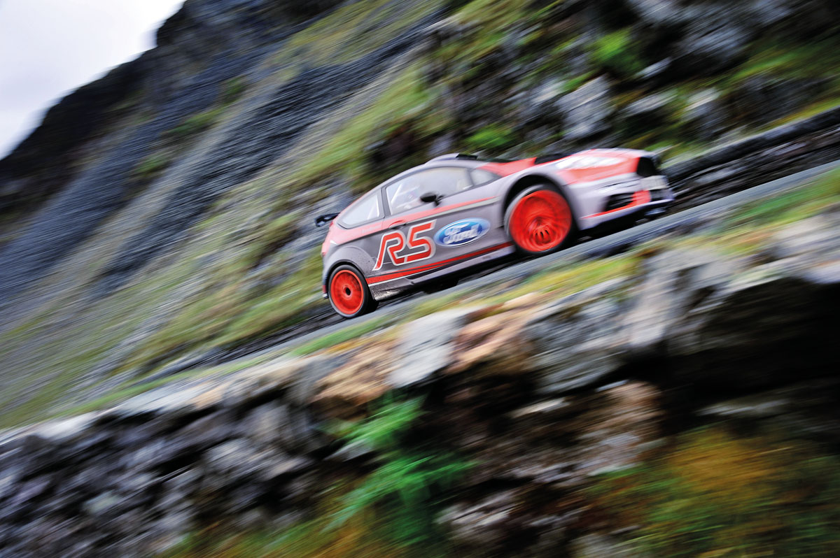 Ford Fiesta R5 rally car