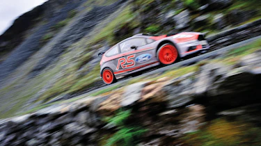 Ford Fiesta R5 rally car
