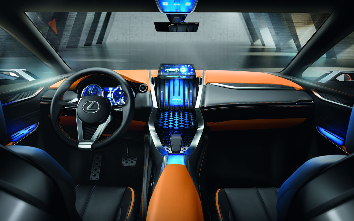 Lexus LF-NX concept interior