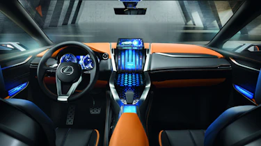 Lexus LF-NX concept interior
