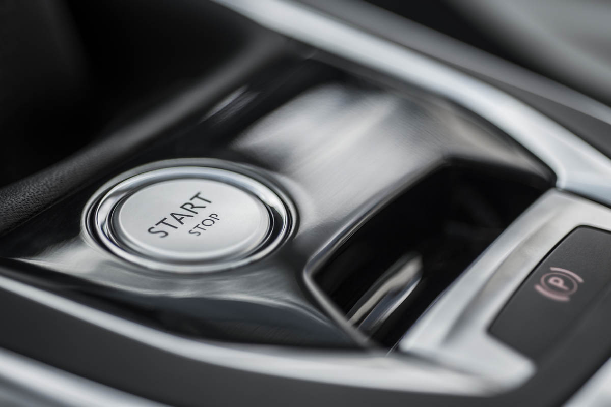 New Peugeot 308 Start Stop button