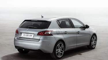 New Peugeot 308 silver rear