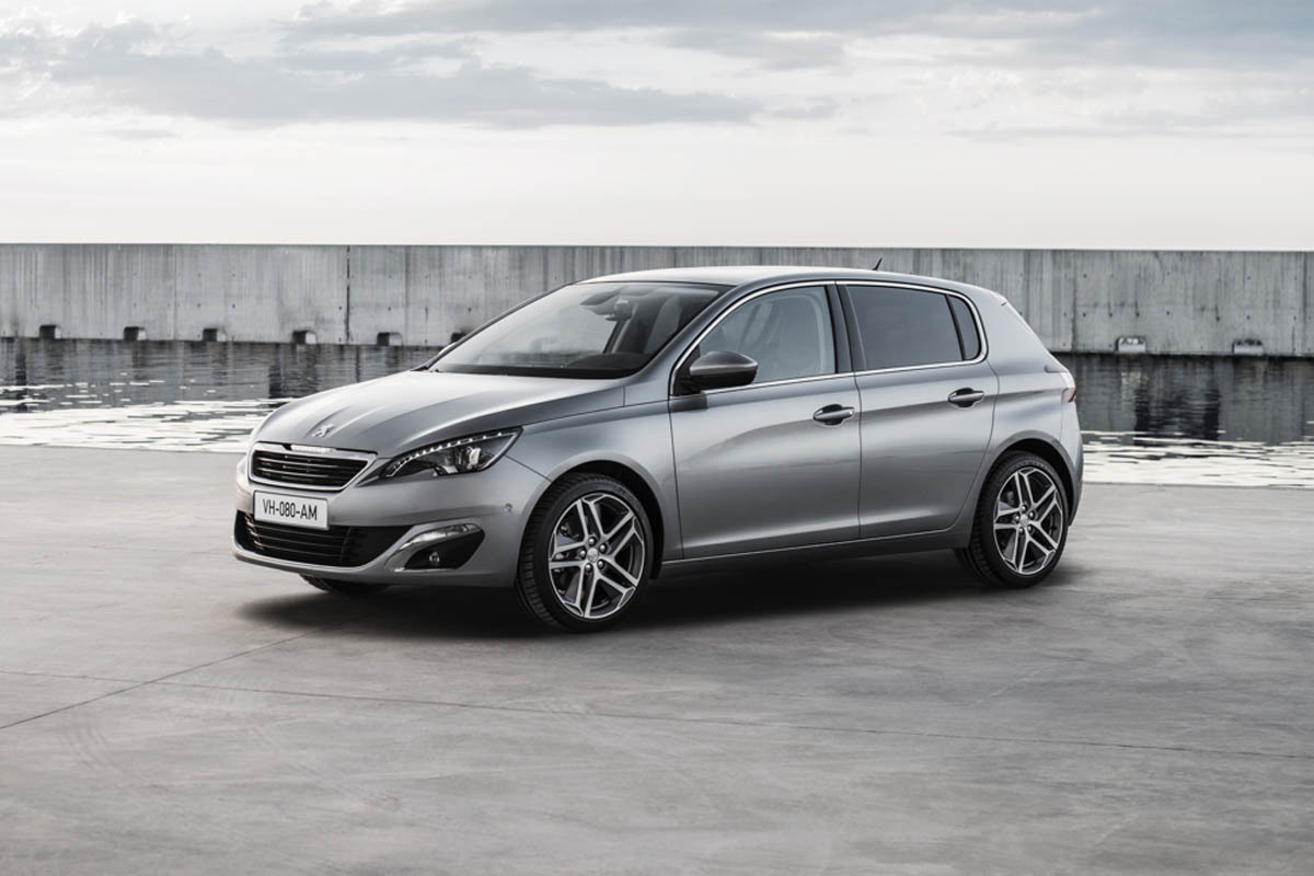 New Peugeot 308 silver front