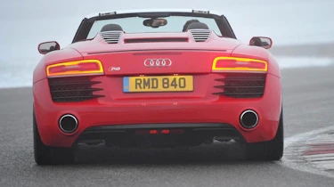 Audi R8 V8 red rear