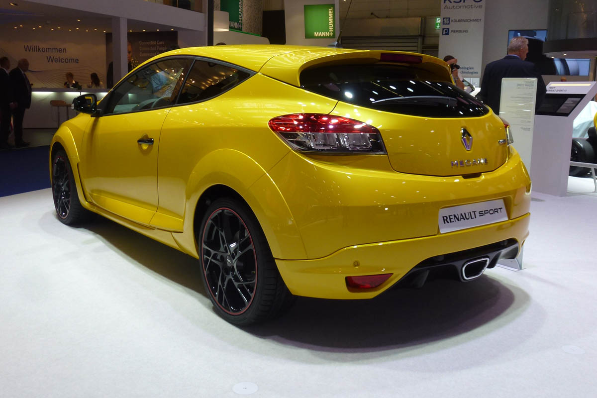 Renault Megane 265 Cup yellow