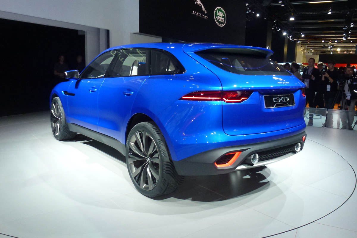 Jaguar C-X17 SUV blue