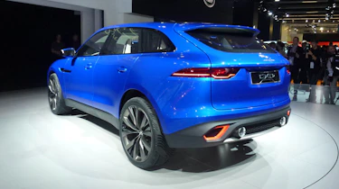 Jaguar C-X17 SUV blue