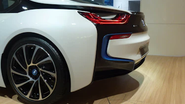 BMW i8 hybrid supercar rear styling