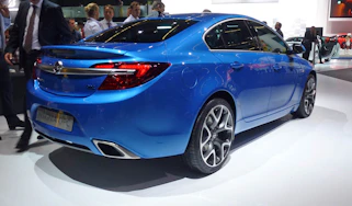 Vauxhall Insignia VXR blue