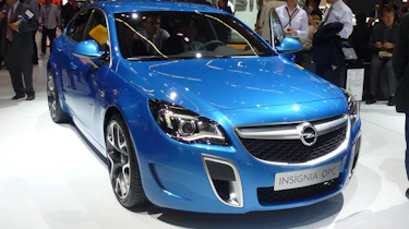 Vauxhall Insignia VXR blue front