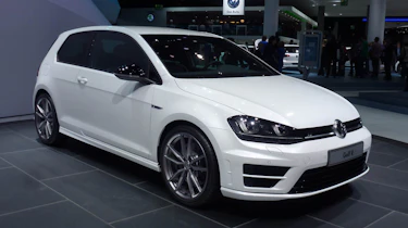 VW Golf R mk7 white front