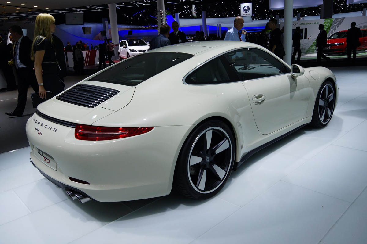 Frankfurt motor show 2013 Porsche 911 50 Years edition