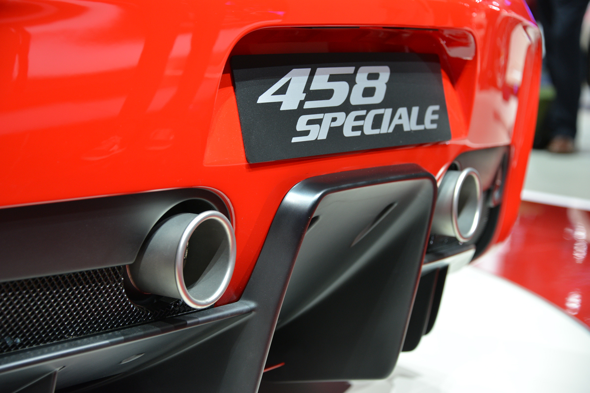 Ferrari 458 Speciale rear diffuser
