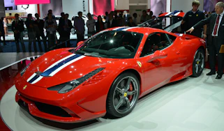 Ferrari 458 Speciale rear at Frankfurt Motor Show