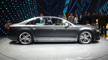 Audi S8 Frankfurt motor show side profile